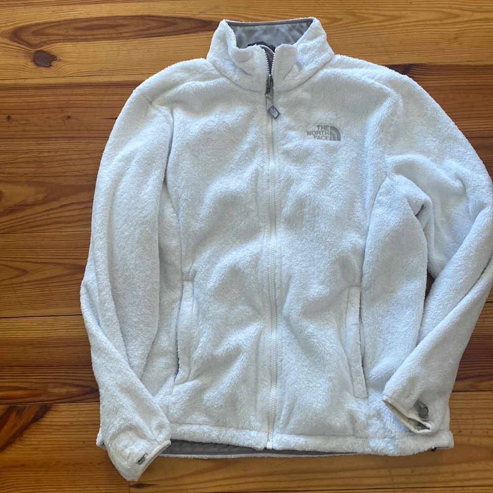 NorthFace white jacket size large